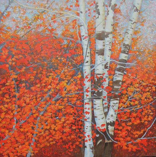 October Twlilight acrylic on canvas