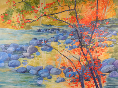 Reflections and River Rocks