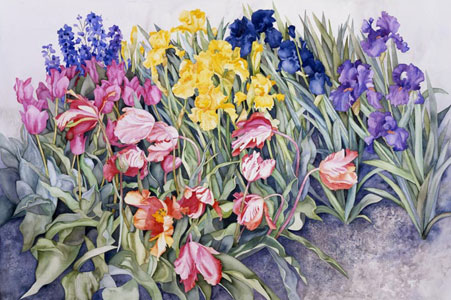 Spring Spectrum watercolor on paper
